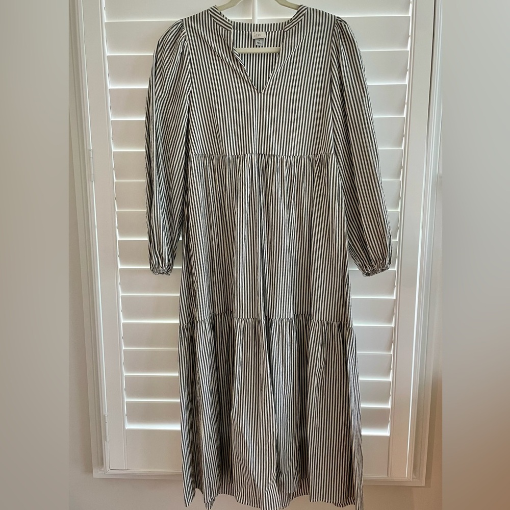 A new day striped maxi dress size S